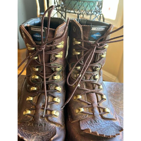 Ariat Hermosa XR work boots premium redwood leather men’s size 13 D main image 9